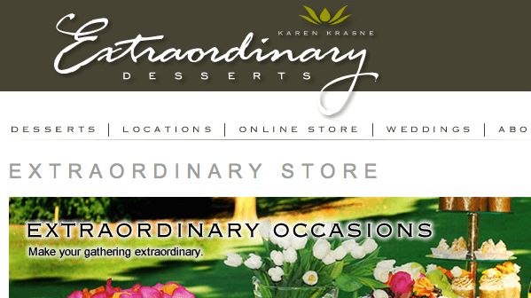 Client Showcase: <br>Extraordinary Desserts